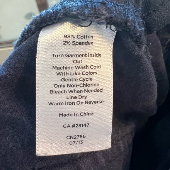 Talbots Navy Blue Corduroy Pants - Picture 9 of 12